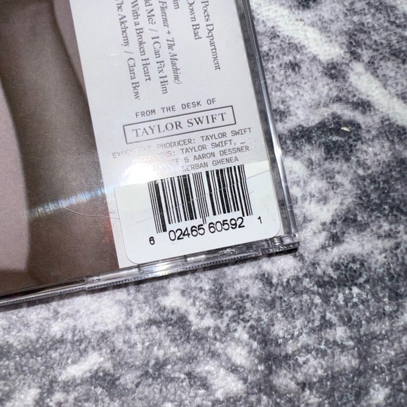 Handsigned Taylor Swift TTPD tortured poets department authentic CD disc - Picture 5 of 6